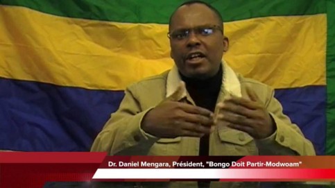Dr. Daniel Mengara, Président du mouvement "Bongo Doit Partir-Modwoam"