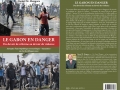 La première et la 4e de Couverture de «Le Gabon en danger : Du devoir de réforme au devoir de violence. Autopsie d’une République monarchique «bananisée» en état de déliquescence», paru le 12 septembre 2019 aux éditions L’Harmattan. © Capture d’écran/D.R.
