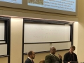 Le Dr. Daniel Mengara, présentant son livre à l'université de Montclair dans le New Jersey aux Etats-Unis, le 18 novembre 2019.