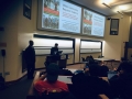 Le Dr. Daniel Mengara, présentant son livre à l'université de Montclair dans le New Jersey aux Etats-Unis, le 18 novembre 2019.
