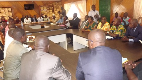 Les leaders de la Dynamique unitaire. © Gabonreview