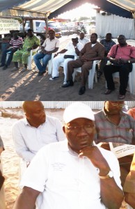 Le bureau du Front pour la province de l’Ogooué-Maritime. Et, Guy Roger Bouassa, président provincial du Front. © Gabonreview/Louis Mbourou