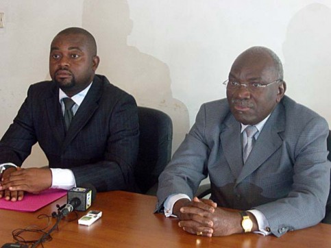 De gauche à droite Gérard Ella Nguéma et Zacharie Myboto @ Gabonreview