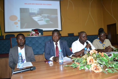 Vue des organisateurs, le samedi 7 juin 2014 à Libreville, des Journées africaines de la jeunesse et du scoutisme