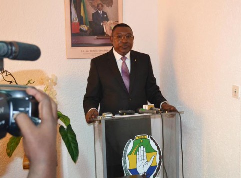 Jean-Marie Koumba Souvi, le 2 mars 2015 à Libreville. © Gabonreview