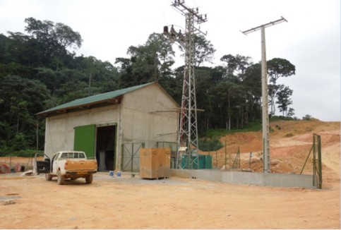 La microcentrale d’Iboundji. © MERH