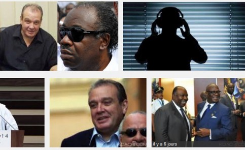 Capture d’écran de Google Images sur la recherche «Michel Tomi – Ali Bongo». © Google.com