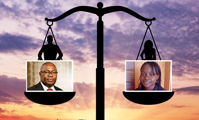 Longtemps promoteur d’une pratique politique confinant au juridisme, Jean de Dieu Moukagni-Iwangou est soumis à son propre jeu par Elza-Ritchuelle Boukandou. © Gabonreview