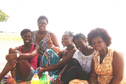 Quelques membres du Gabao Nappy. © D.R.