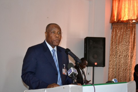 Albert Ondo Ossa, le 24 août 2015 à Libreville. © Gabonreview