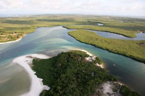 Une-vue-aerienne-du-Gabon