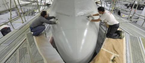 L'avionneur européen Airbus a annoncé lundi la construction d'une chaîne d'assemblage en Alabama. © Jaroslav Ozana / AP/SIPA