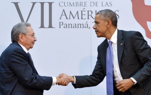 L'intention de Barak Obama de supprimer Cuba de la liste des pays qui soutiennent le terrorisme, fait suite à la rencontre historique du 11 avril entre les dirigeants des deux pays. AFP