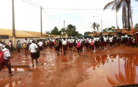 Petit aperçu du chemin contesté. © Facebook.com/ Claude Koumba Guibouanga