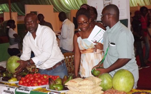 Stand d’une ONG gabonaise durant la 1ère foire agricole de Libreville. © Gabonreview.com