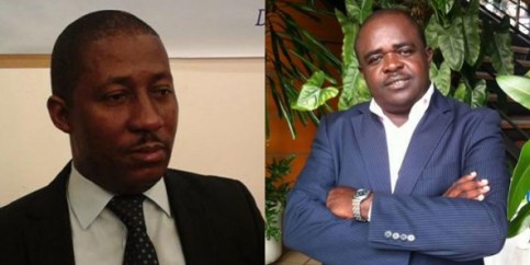 Abel Mbombé Nzondou (g.) et Dieudonné Minlama Minto’o, candidats à l'élection présidentielle gabonaise. © Facebook/Twitter