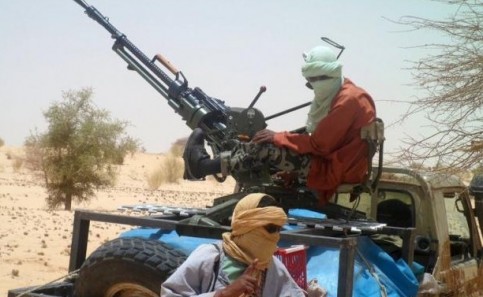 Des rebelles islamistes maliens dans le nord du pays, le 24 avril 2012 ROMARIC OLLO HIEN AFP.COM