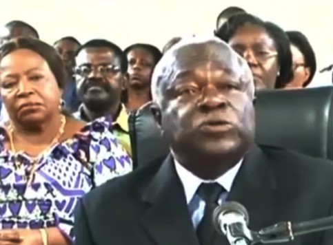 Jean-Boniface Assélé Dabany, le 12 novembre 2014 à Libreville.  © Capture d’écran/Gabonreview