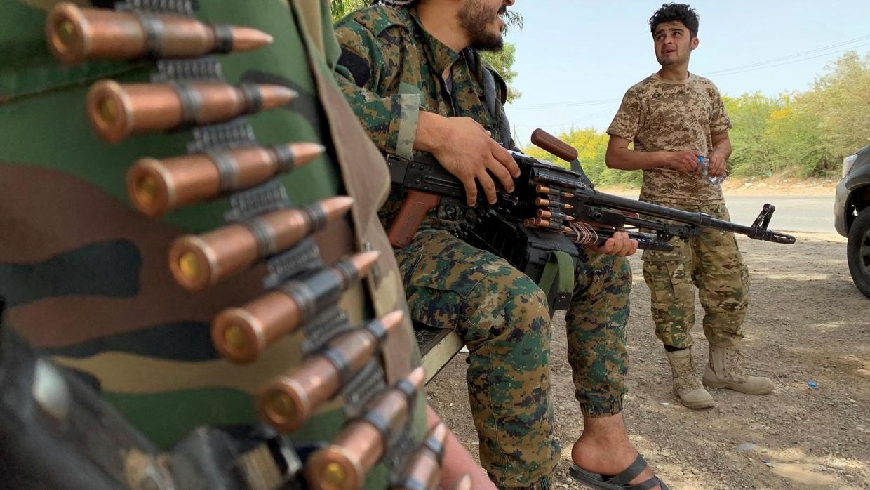 Libye: Des combattants fidèles au Gouvernement d'union nationale après avoir repris contrôle de Tripoli, le 4 juin 2020. REUTERS/Ayman Al-Sahili