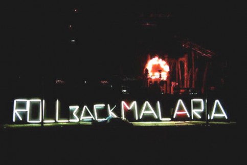 DAs erste Roll 'Back Malaria Konzert in Dakar, Senegal vom 12.-13. MŠrz 2005