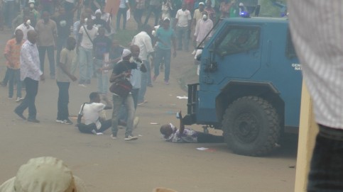 Manifestations, Libreville, le 13 novembre 2014