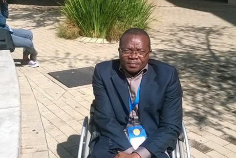 Marc Ona Essangui à l’atelier régional à l'Université de Pretoria © Facebook.com