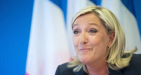 Marine Le Pen, présidente du Front national, est créditée de près de 30 % des voix au premier tour selon un récent sondage - SIPA