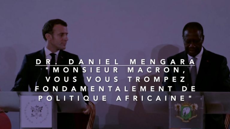 Dr. Mengara: « Le Président Macron se trompe fondamentalement de politique africaine »