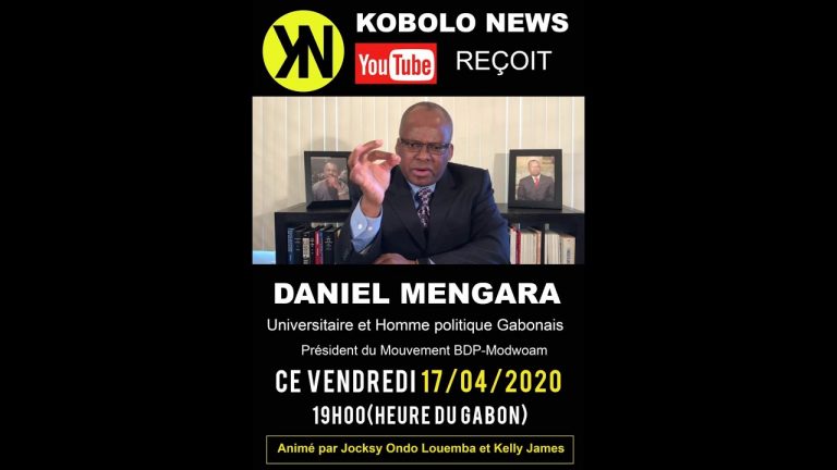 Interview du Dr. Daniel Mengara sur Kobolo News: « Aller à une énième élection perdue d’avance ne fera que ramener un autre Bongo au pourvoir ».