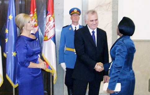 Marie Madeleine Mborantsuo en Serbie