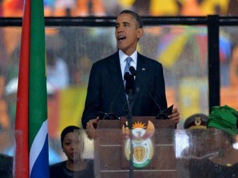 Obama, en Afrique du Sud le 11 décembre lors des funérailles de Nelson Mandela, avait fustigé les dirigeants qui ne tolèrent pas l'opposition de leur propre peuple.