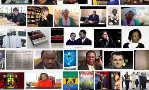 Capture d’écran d’une page de Google Images, sur la recherche «Pierre Péan-Gabon». © Gabonreview