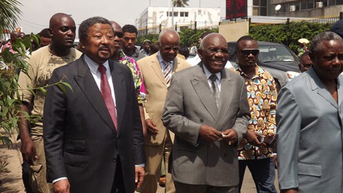 Une vue des leaders du Front. © Gabonreview