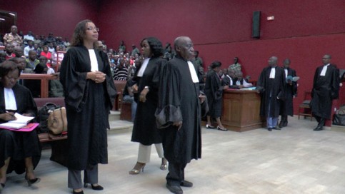 Une scène du procès des «manifestants» de Rio. © news.alibreville.com