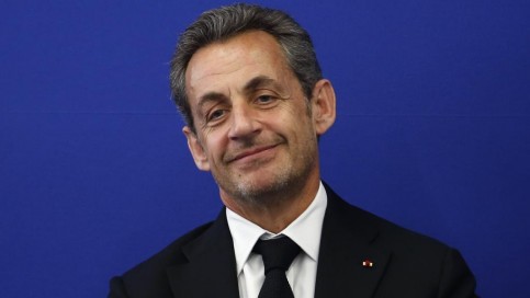 Nicolas Sarkozy: «A l'UMP, tous des cons». REUTERS/Eric Gaillard