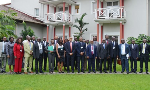 Photo souvenir de l’ensemble des séminaristes de l’Association internationale de la sécurité sociale (ISSA). © Gabonreview