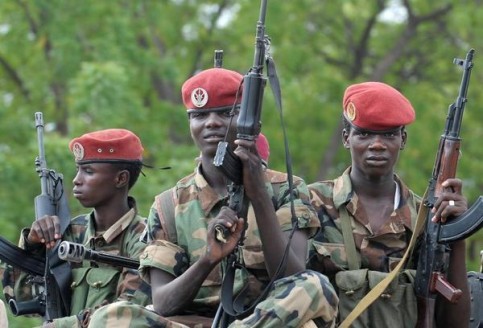 Soldats à Bangui en Centrafrique