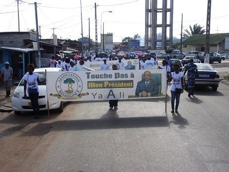Marche PDG de soutien à Ali Bongo, Port-gentil