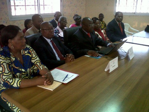 Le directoire de l’UPG Loyaliste. © D.R.